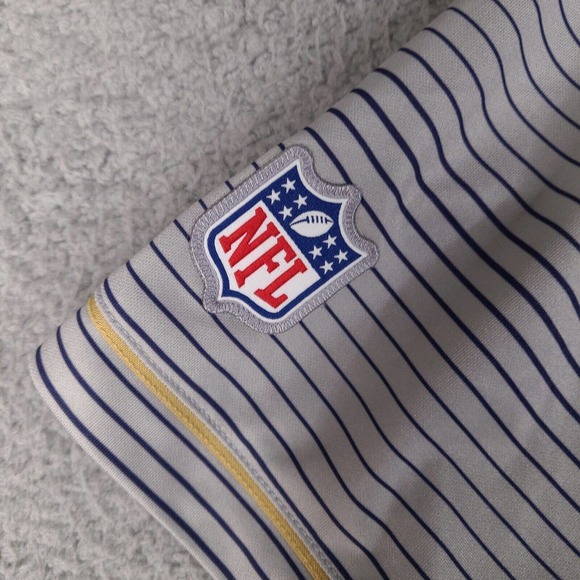 Los Angeles Rams Draft Director JW Jordan Nike NFL OnField Polo Shirt XXL Blue - Picture 5 of 15